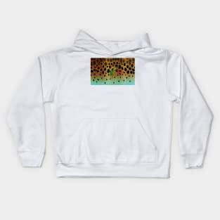 May Fly & Rainbow Trout Camo Kids Hoodie